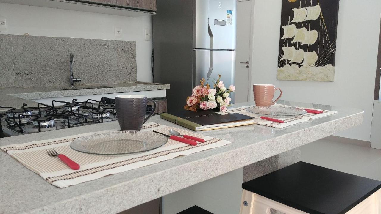 Apartamento Família à Beira Mar Barra de São Miguel Esterno foto