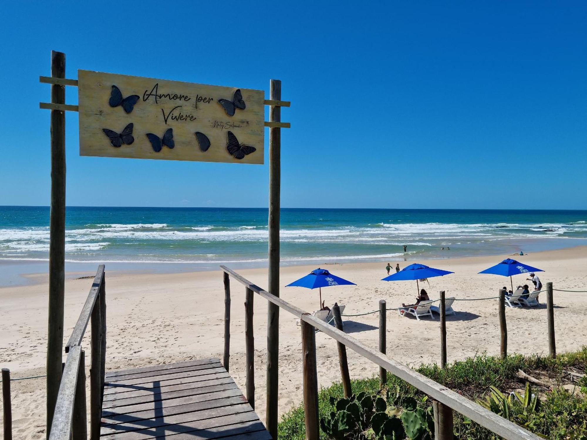 Apartamento Família à Beira Mar Barra de São Miguel Esterno foto