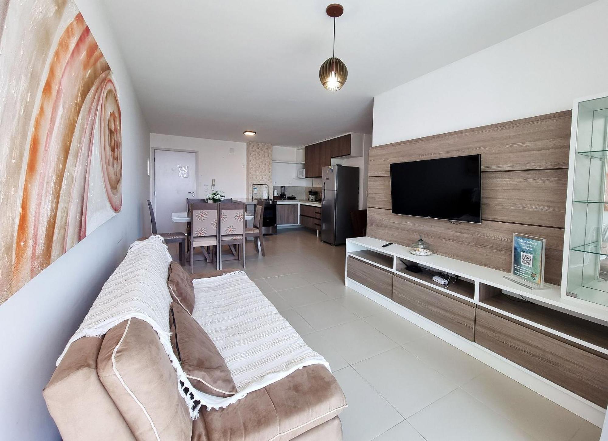 Apartamento Família à Beira Mar Barra de São Miguel Esterno foto